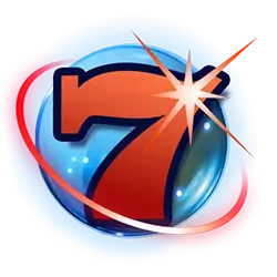 Red 7 symbol Starburst